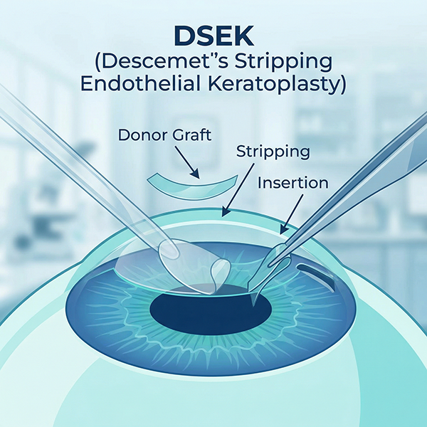 DSEK (Descemet’s Stripping Endothelial Keratoplasty)